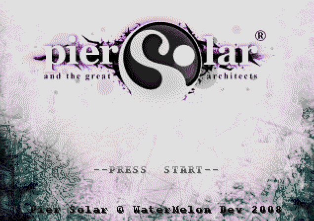 Титульный экран из игры Pier Solar / Солнечная Пристань