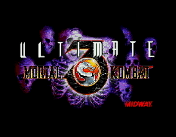 Титульный экран из игры Ultimate Mortal Kombat 3 / Смертельная Битва 3 Завершающая