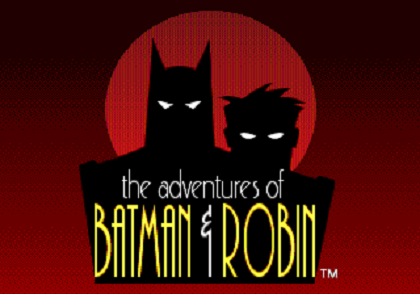 Титульный экран из игры Adventures of Batman and Robin / Приключения Бэтмена и Робина