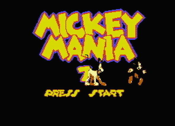 Титульный экран из игры Mickey Mania 7 / Микки Мания 7