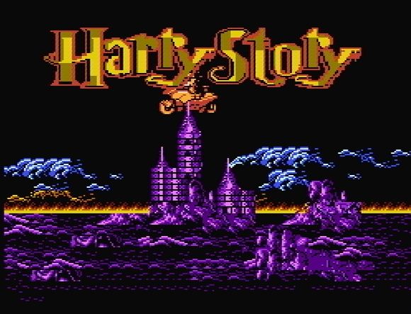 Титульный экран из игры Harry Story / История Гарри