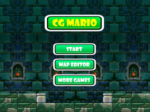 Титульный экран из игры CG Mario / СиДжи Марио