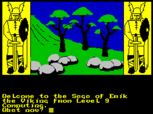 Титульный экран из игры Saga of Erik the Viking, the / Сага об Эрике-Викинге