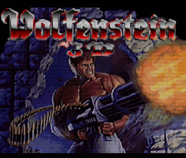 Титульный экран из игры Wolfenstein 3D The Claw of Eisenfaust / Вольфенштайн 3Д Коготь Эйзенфауста