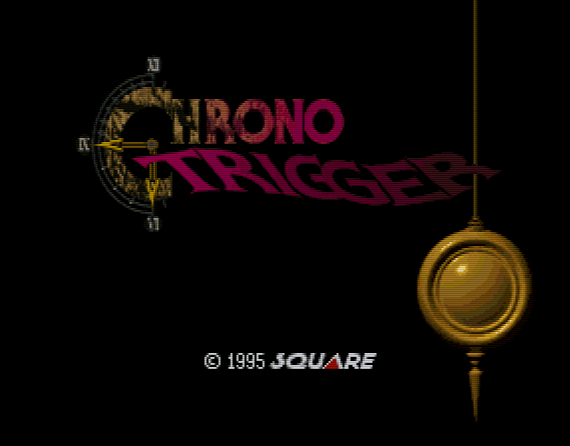 Титульный экран из игры Chrono Trigger / Кроно Триггер