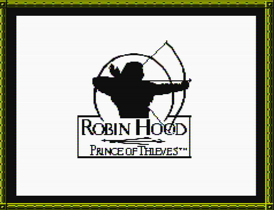 Титульный экран из игры Robin Hood: Prince of Thieves / Робин Гуд: Принц Воров