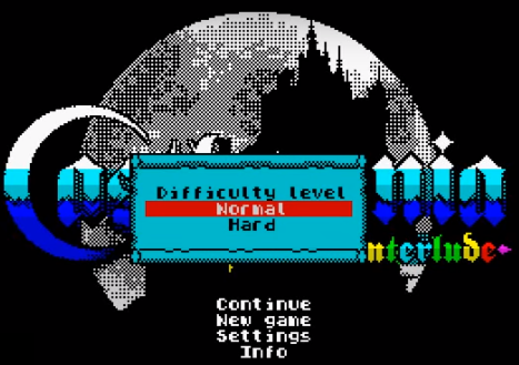 Титульный экран из игры Castlevania: Spectral Interlude