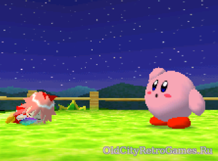 Фрагмент #3 из игры Kirby 64 The Crystal Shards / Кирби 64 Хрустальные Осколки.