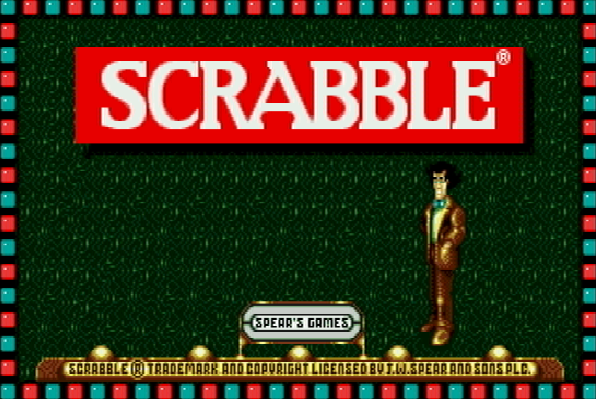 Титульный экран из игры Scrabble / Скрэббл