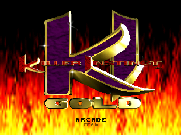 Титульный экран из игры Killer Instinct Gold / Киллер Инстинкт Голд
