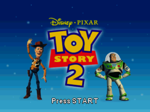 Титульный экран из игры Toy Story 2 / История Игрушек 2