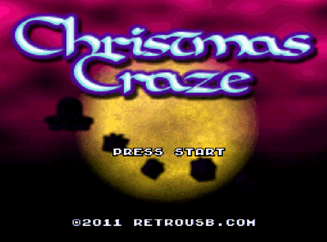 Титульный экран из игры Christmas Craze