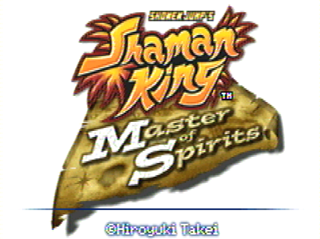 Титульный экран из игры Shaman King: Master of Spirits / Король Шаманов: Повелитель Духов