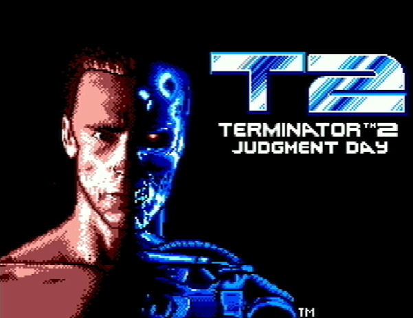 Титульный экран из игры Terminator 2: Judgment Day / Терминатор 2 Судный День