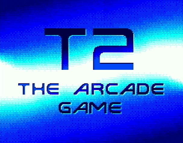 Титульный экран из игры Terminator 2: The Arcade Game / Терминатор 2 Аркадная Игра