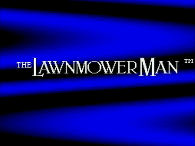 Титульный экран из игры Lawnmower Man 'the / Газонокосильщик