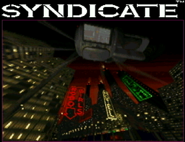 Титульный экран из игры Syndicate / Синдикат