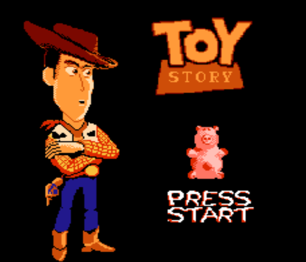 Титульный экран из игры Toy Story / История Игрушек