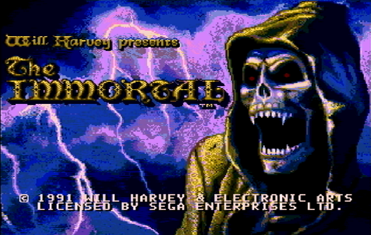 Титульный экран из игры Immortal 'the / Бессмертный